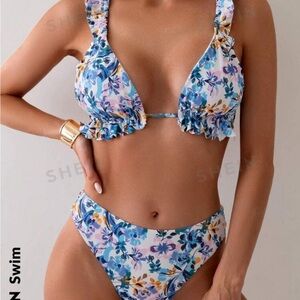 Floral Print Bikini Set